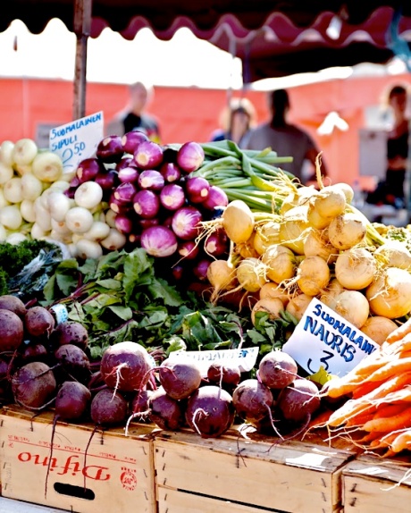 farmer's market veggies